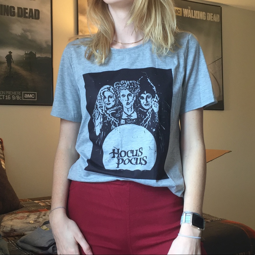 LAST ONE Hocus Pocus Gray Tee๐ฎ - Picture 2 of 3